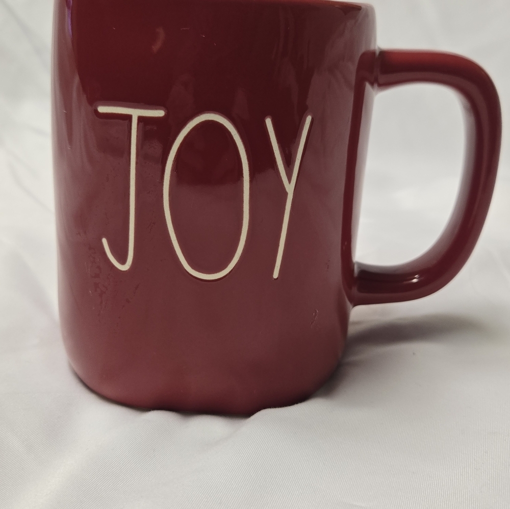✨ Red Rae Dunn “Joy” Mug – Collector’s Holiday Favorite ✨